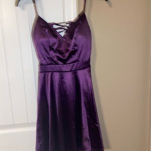 Purple homecoming dress worn once size medium